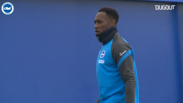 Brighton train ahead of Manchester United